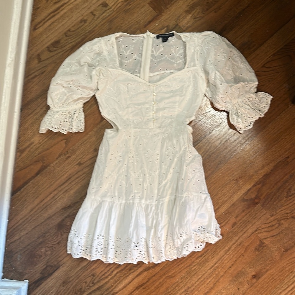 White Eyelet Dress